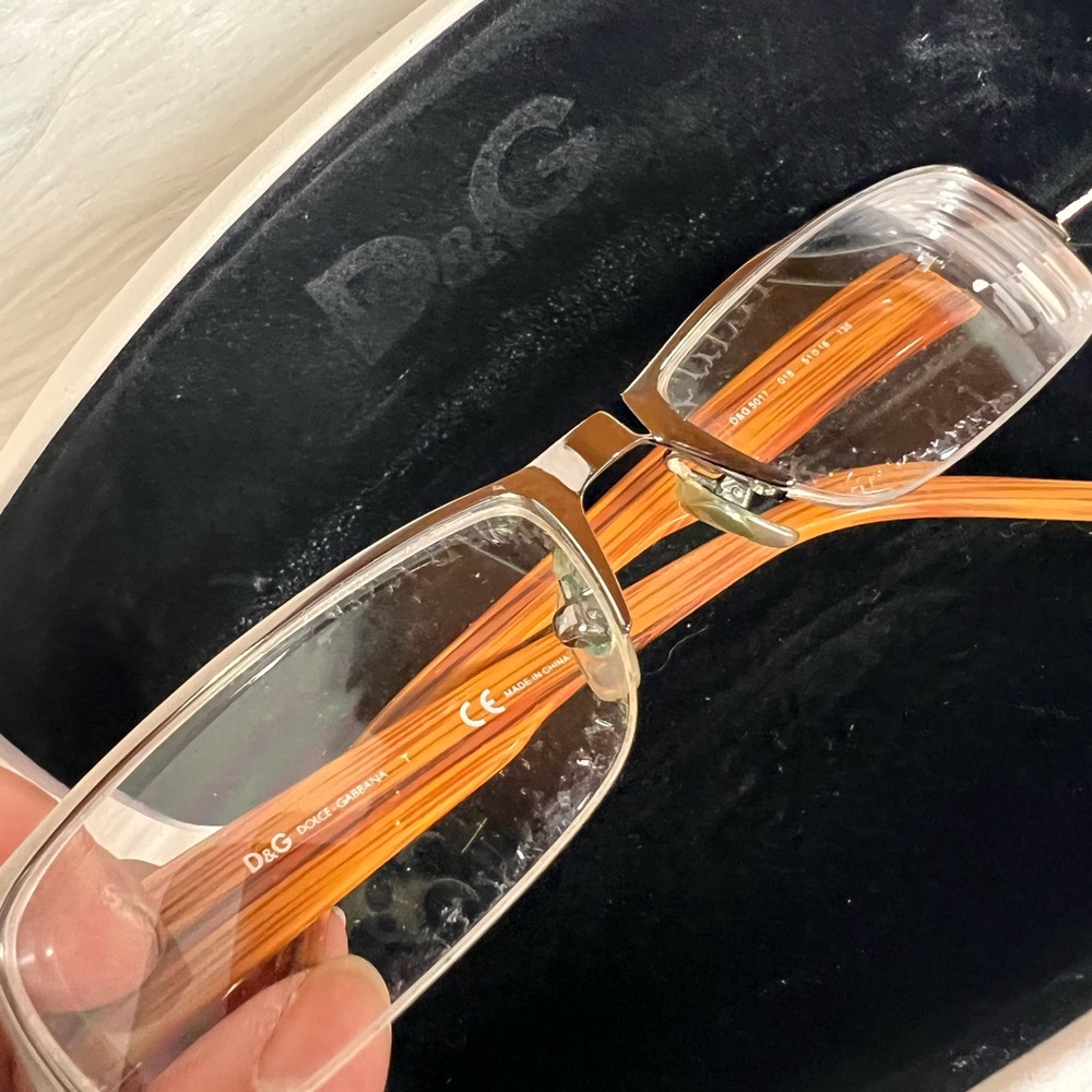 D&G Men's Glasses with Black and Brown Accents - Picture 9 of 9